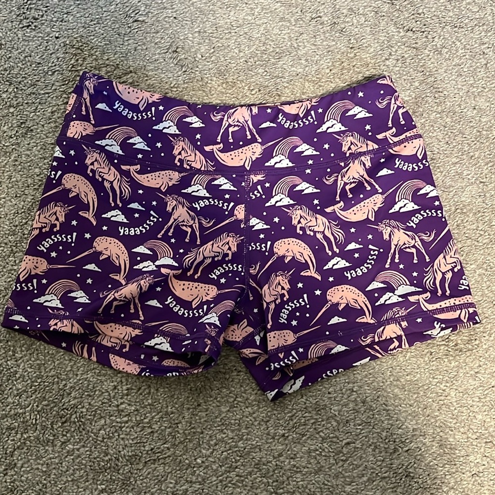 Workout shorts. IAB MFG brand.